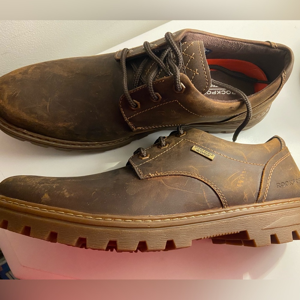 Rockport Weather or Not Waterproof Plain Toe Oxford Size 10.5 Mens